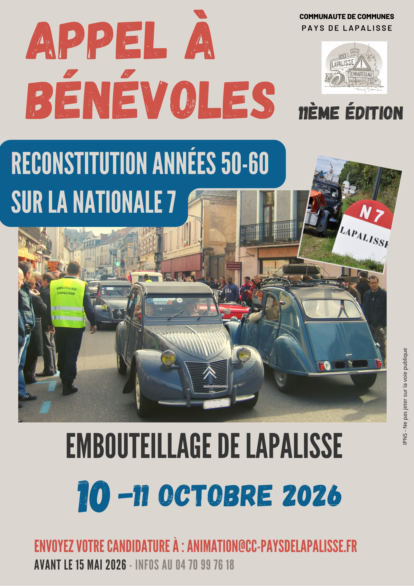 Appel à bénévoles édition 2026